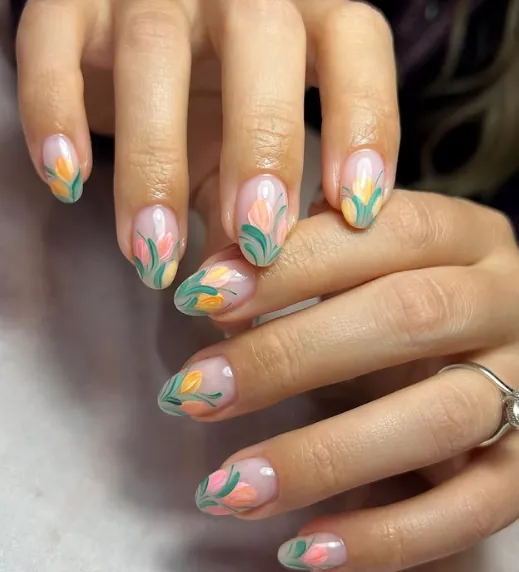 Soft Tulip Nails